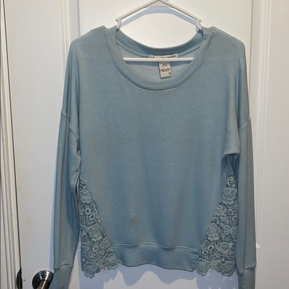 Lace Cutout Sweater